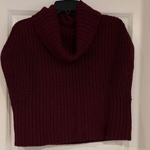 525 America Cate Cowl Neck Sweater in Oxblood